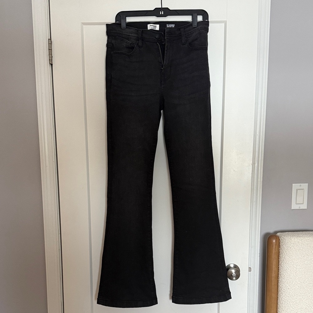 Kensie Women's Black Flare Jeans